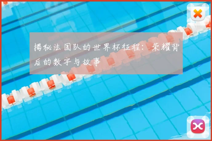 揭秘法国队的世界杯征程：荣耀背后的数字与故事